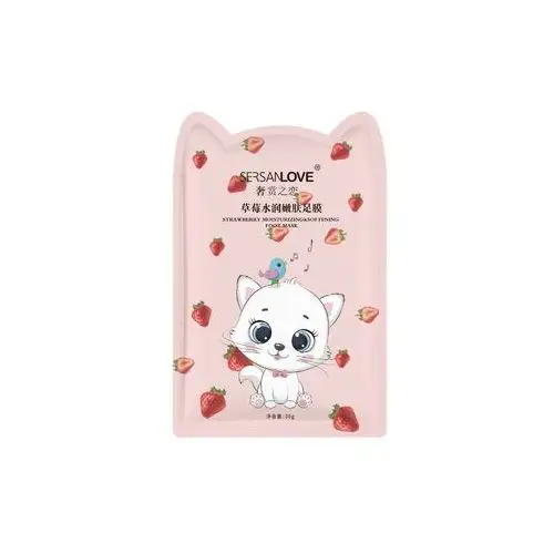 Sersanlove - strawberry foot mask, 36g - nawilżająco-odżywcza maseczka do stóp kitti