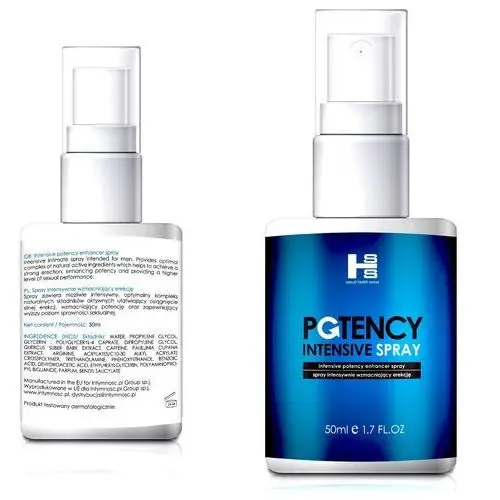 Potency Spray - intensywny spray wzmacniający erekcję