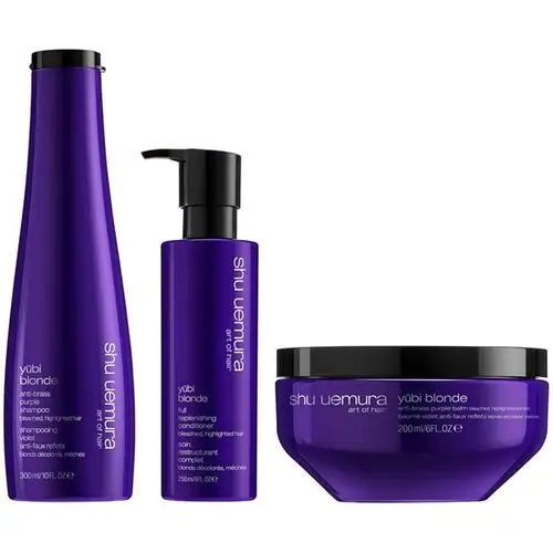 Shu uemura yubi blonde haircare trio