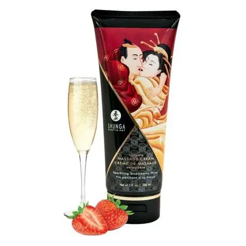 Shunga - krem do masażu - truskawka (200ml)