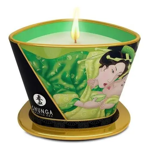 Świeca do masażu Green Tea Shunga,19