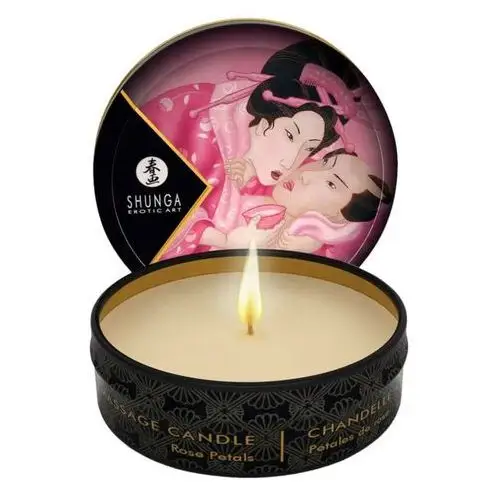 świeca do masażu - róża (30ml) Shunga