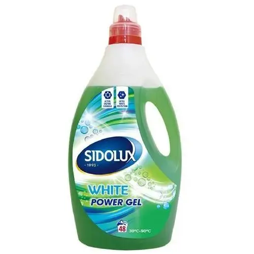 Sidolux Power White Żel do prania tkanin białych 48 PD 1,92 l