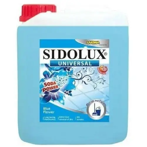 Sidolux uni soda power blue flower 5 l