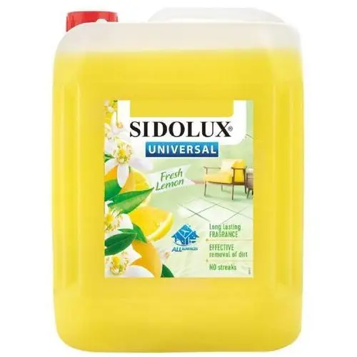 Sidolux universal soda power fresh lemon 5 l