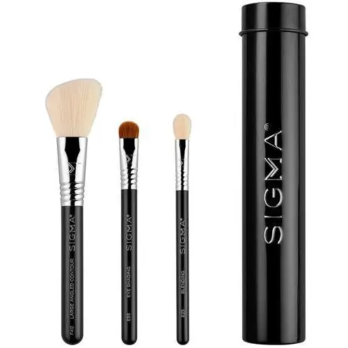 Sigma beauty essential trio brush set black