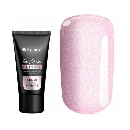 Akrylożel Sugar Pink Sparkle Silcare Easy Shape Polygel