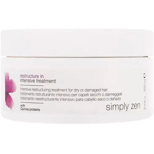 Simply zen Z.one restructure in treatment, maska do suchych lub zniszczonych włosów, 200 ml