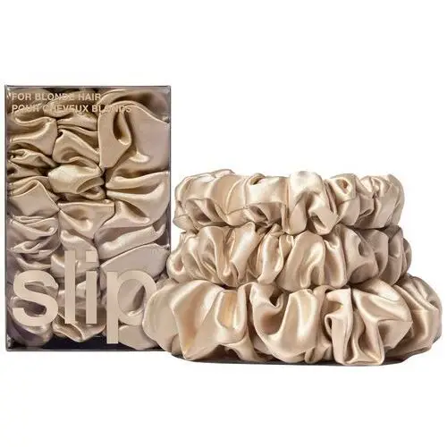 Slip Pure Silk Back To Basics Assorted Scrunchies - Blonde,4383