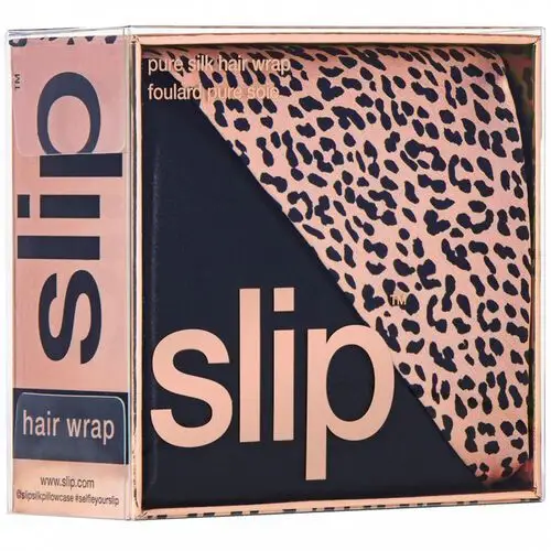 Slip Pure Silk Hair Wrap Wild Leopard,1825