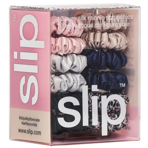 Pure silk minnie scrunchies classic Slip