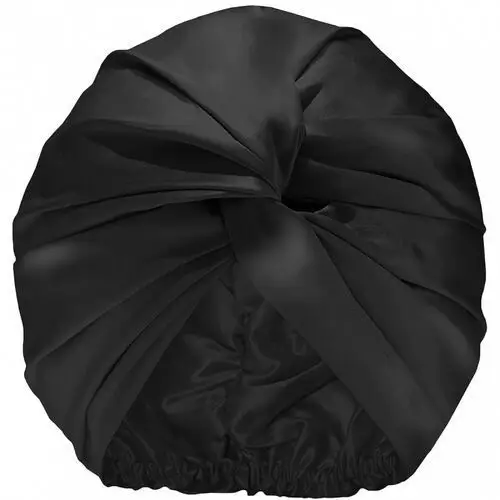 SLIP Pure Silk Turban Black,4648