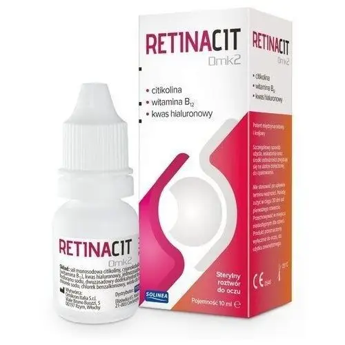 Solinea Retinacit omk2 sterylny roztwór do oczu 10ml