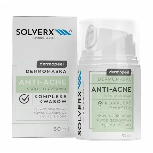 Dermopeel dermomask anti-acne maska dla cery trądzikowej Solverx