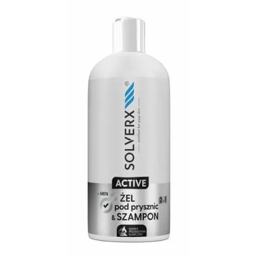 For men active gel & shampoo 2in1 żel i szampon pod prysznic (pobudzający) Solverx