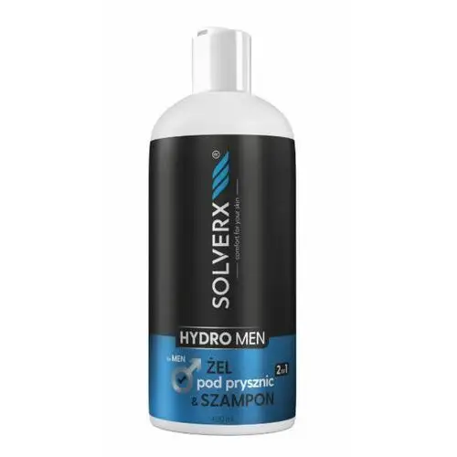 Solverx for men hydro gel & shampoo 2in1 żel i szampon pod prysznic (nawilżający)