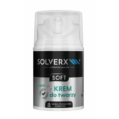 For men soft face cream krem do twarzy dla mężczyzn z wrażliwą skórą Solverx