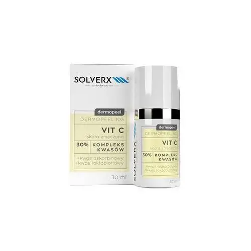 Peeling do twarzy z kwasem askorbinowym 30 ml Solverx DERMOPEEL,32