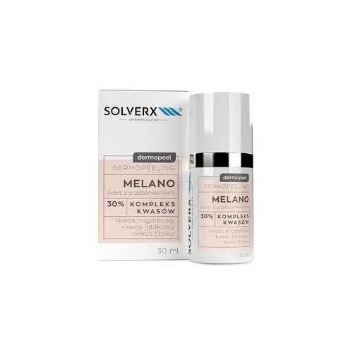 Solverx Peeling do twarzy z kwasem migdałowym i fitowym 30 ml dermopeel