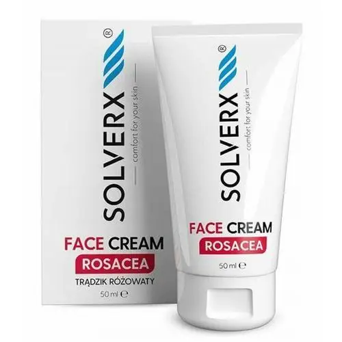 Solverx rosacea face cream krem do twarzy z problemem trądziku różowatego