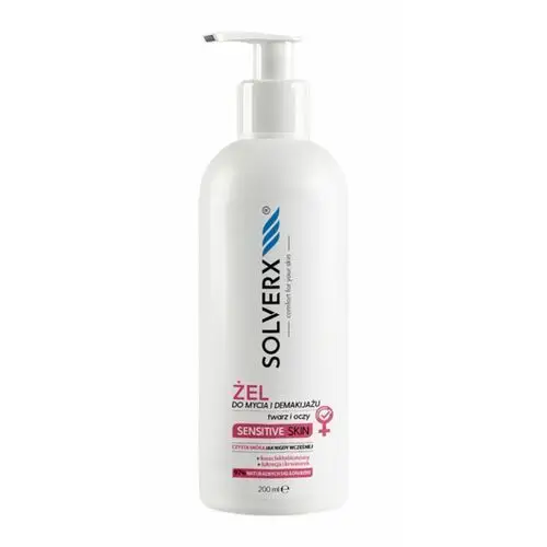 Sensitive skin gel face wash żel do mycia i demakijażu dla skóry wrażliwej i naczynkowej Solverx