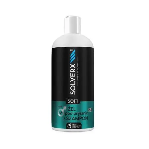 Żel i szampon 2w1 sensitive skin 400 ml men Solverx
