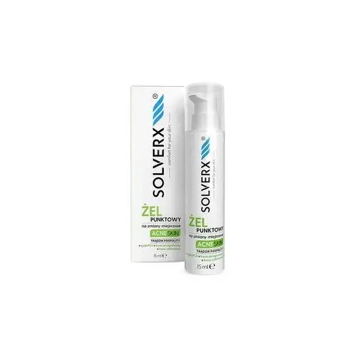 Solverx Żel punktowy do twarzy acne skin 15 ml acne skin