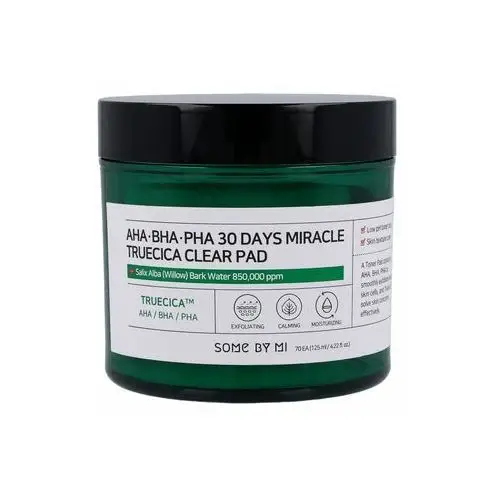 SOME BY MI - AHA BHA PHA Days Miracle Truecica Clear Pad, 70 szt. - płatki złuszczające do cery trądzikowej