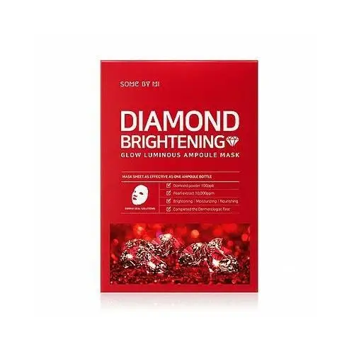 SOME BY MI - Diamond Brightening Glow Luminous Ampoule Mask, 25g - rozświetlająca maska do twarzy