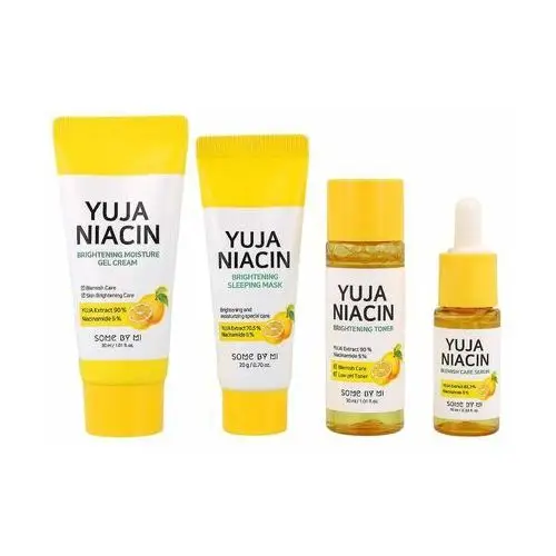 Yuja niacin 30 day brightening starter kit - zestaw do walki z przebarwieniami Some by mi