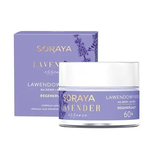 Soraya lavender essence, bogaty krem regenerujący na dzień i na noc, 60+ gesichtscreme 50.0 ml