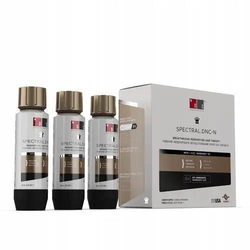 Spectral Dnc-n 5% nanoxidil 3x60ml-3 miesiące łysienie, przerzedzone włosy