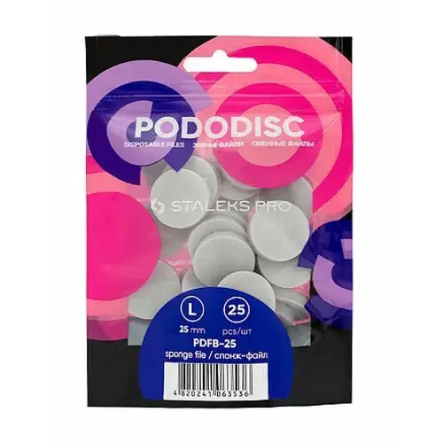 Pododisc disposable files nakładki wymienne na gąbce do pododysku (l) Staleks