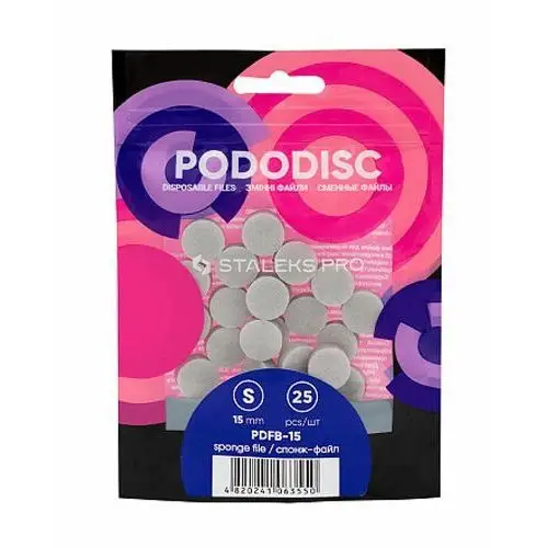 Pododisc disposable files nakładki wymienne na gąbce do pododysku (s) Staleks