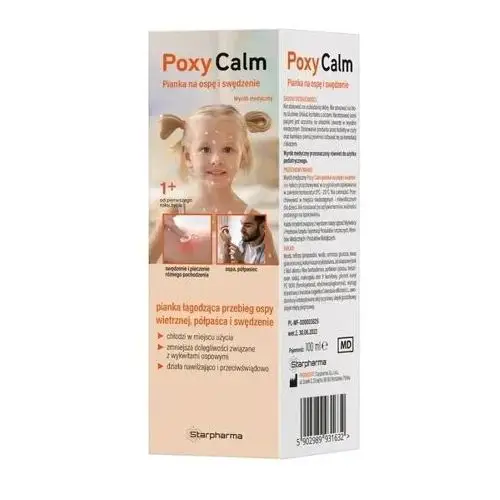 Poxy Calm Pianka na ospę i swędzenie 100ml