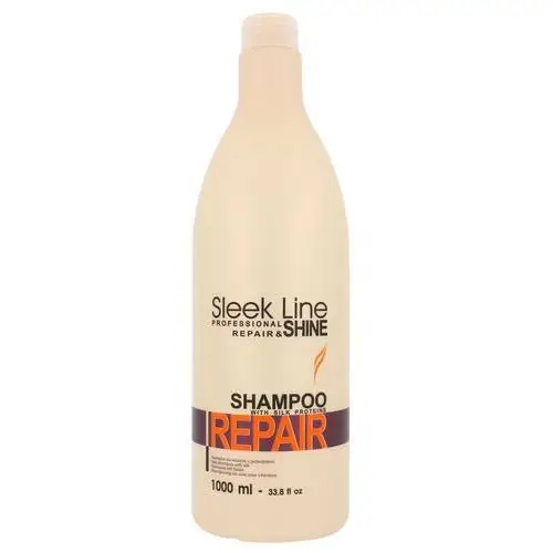 Stapiz Sleek Line Repair szampon odbudowujący włosy do włosów zniszczonych i farbowanych (Due to a Significant Content of Silk Proteins, it Moisturize