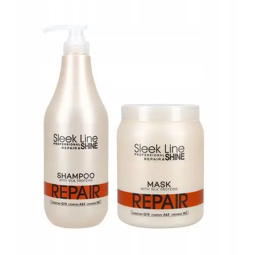 Stapiz Sleek Line Repair Zestaw Szampon Maska