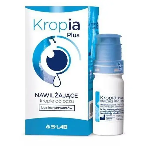 Kropia plus krople do oczu nawilżające bez konserwantów 10ml Suprobion