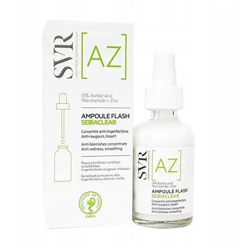 Svr Sebiaclear Ampoule Flash Koncentrat wygładzający korygujący 30 ml