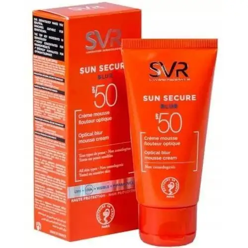 Svr Sun Secure Blur krem w piance SPF50 ujednolicający koloryt 50 ml