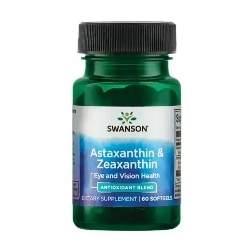 SWANSON Astaxanthin & Zeaxanthin x 60 kapsułek