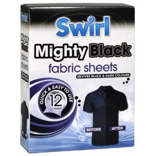 Mighty black ściereczki do pralek 12 szt. Swirl