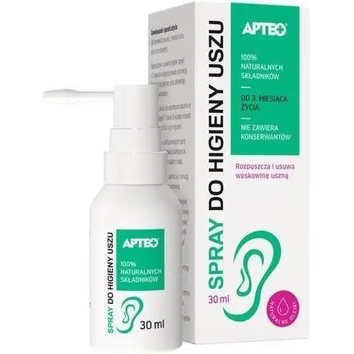 Synoptis pharma Apteo care spray do higieny uszu 30ml