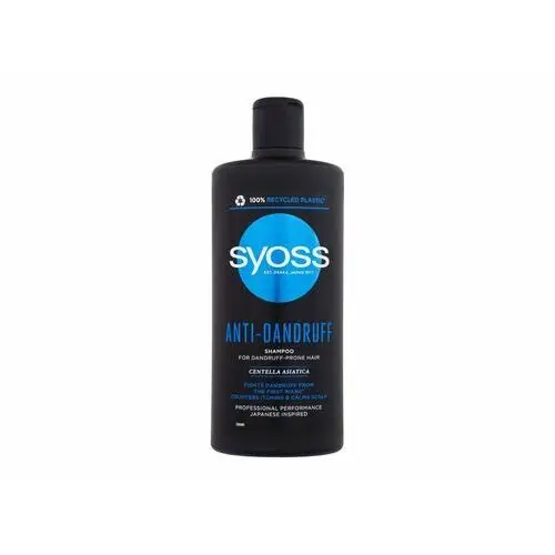 Syoss anti-dandruff shampoo przeciwłupieżowy szampon do włosów 440ml