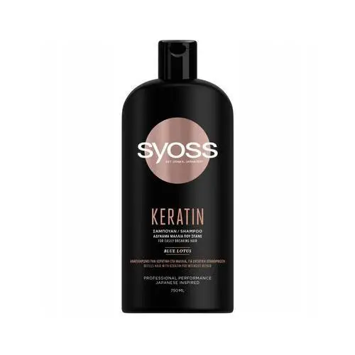 Syoss keratin shampoo szampon do włosów słabych i łamliwych 750 ml
