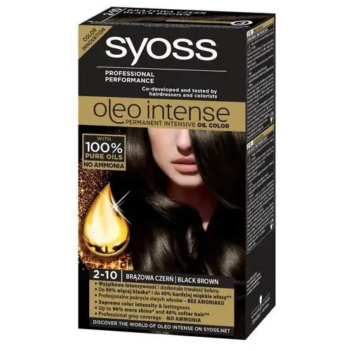 Syoss Oleo Intense Farba do włosów 2-10 brązowa czerwień