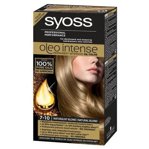 Syoss Oleo Intense Farba do włosów 7-10 naturalny blond