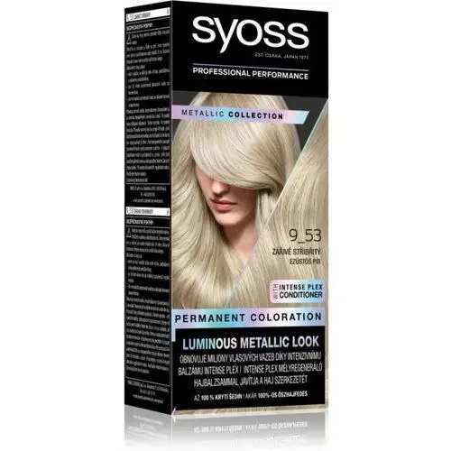 Permanent coloration farba do włosów trwale koloryzująca 9-53 silver blush Syoss