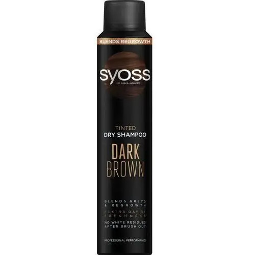 Suchy szampon do włosów ciemnych 200 ml Syoss