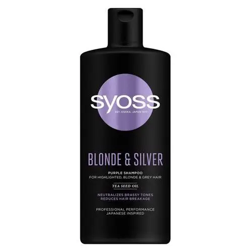 Syoss Szampon neutralizujący żółte tony włosów blond 440 ml